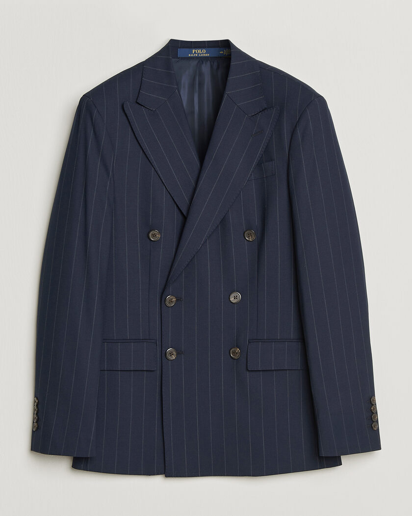 Polo Ralph Lauren Double Breasted Rope Stripe Sportcoat Navy/Grey – Azul