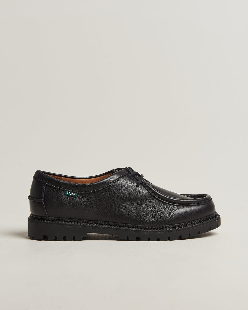 Polo Ralph Lauren Jett Apron Derby Shoe Black – Negro