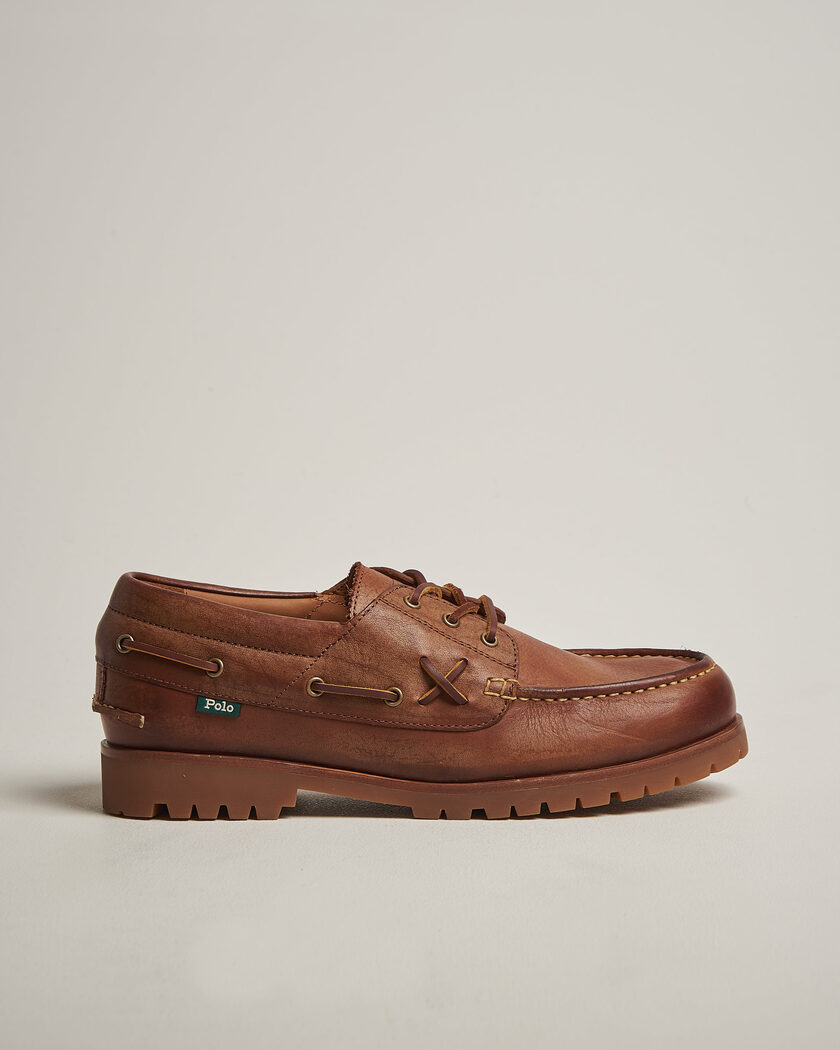 Polo Ralph Lauren Ranger Deck Boat Shoe Brown – Marrón