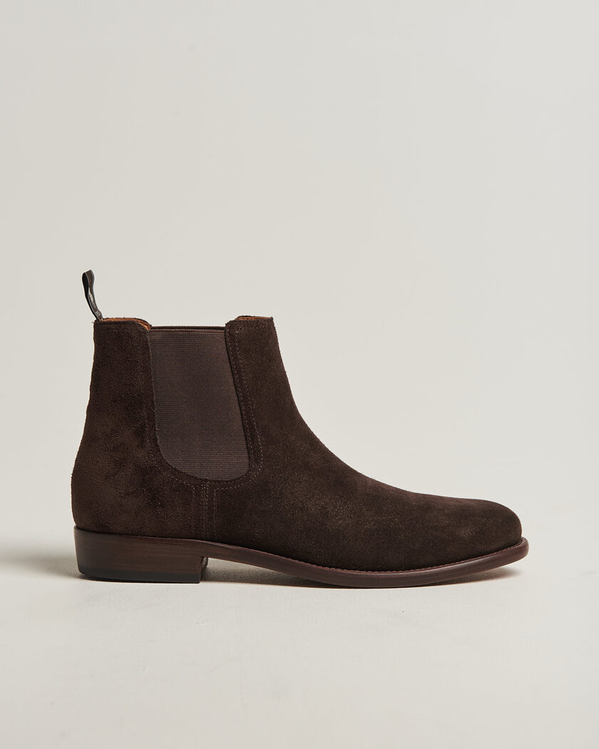 Polo Ralph Lauren Owen Suede Chelsea Boots Dark Chocolate – Marrón