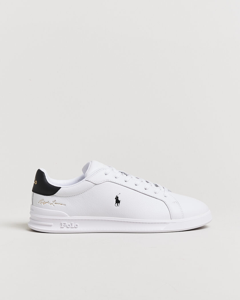 Polo Ralph Lauren Heritage Court SIG Sneakers White/Black – Blanco