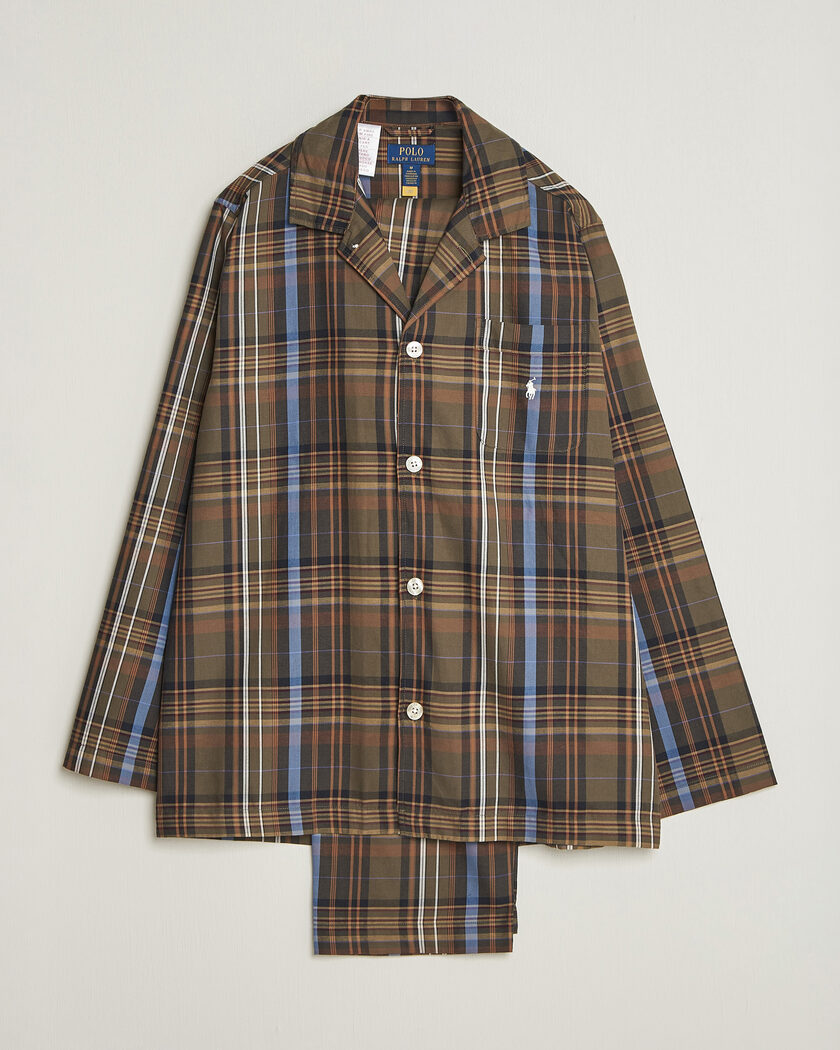 Polo Ralph Lauren Pyjamas Set Olive Brown Multi – Multicolor