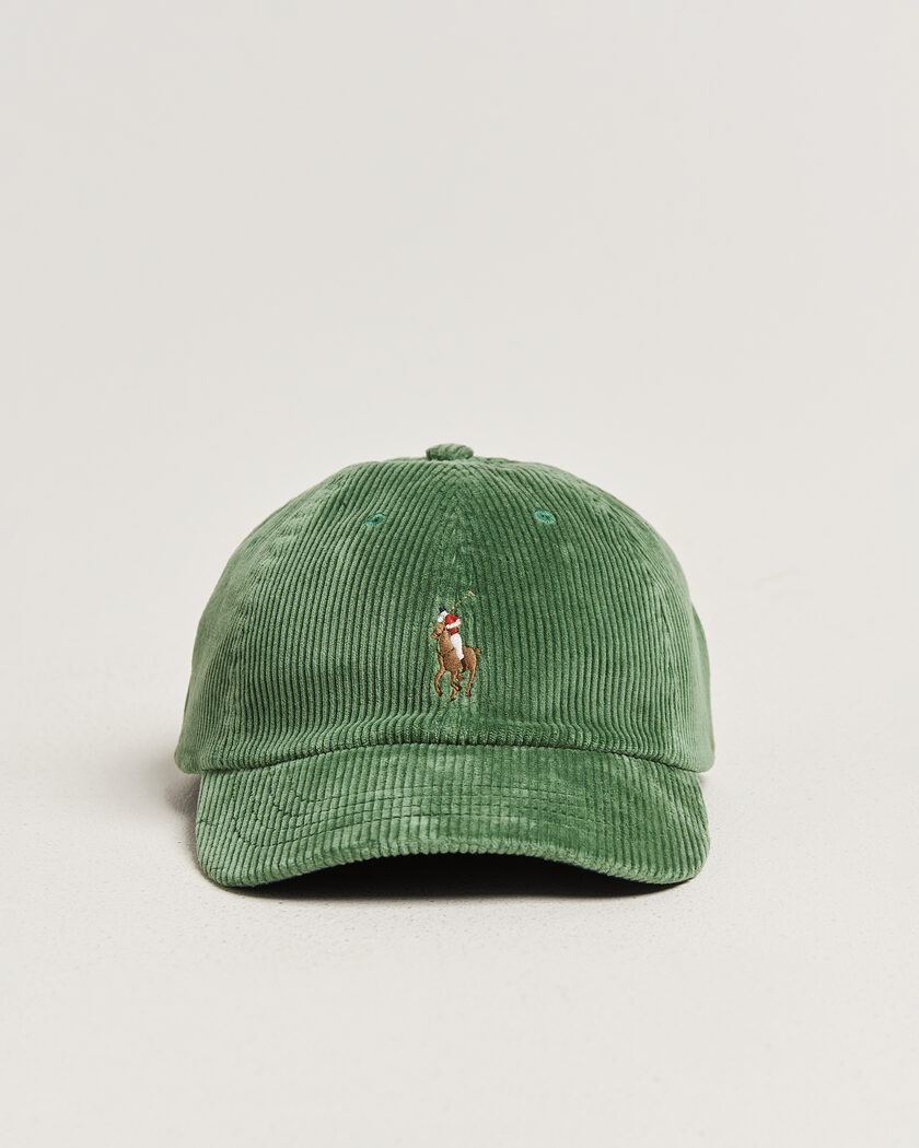Polo Ralph Lauren Corduroy Cap Meadow Green – Verde