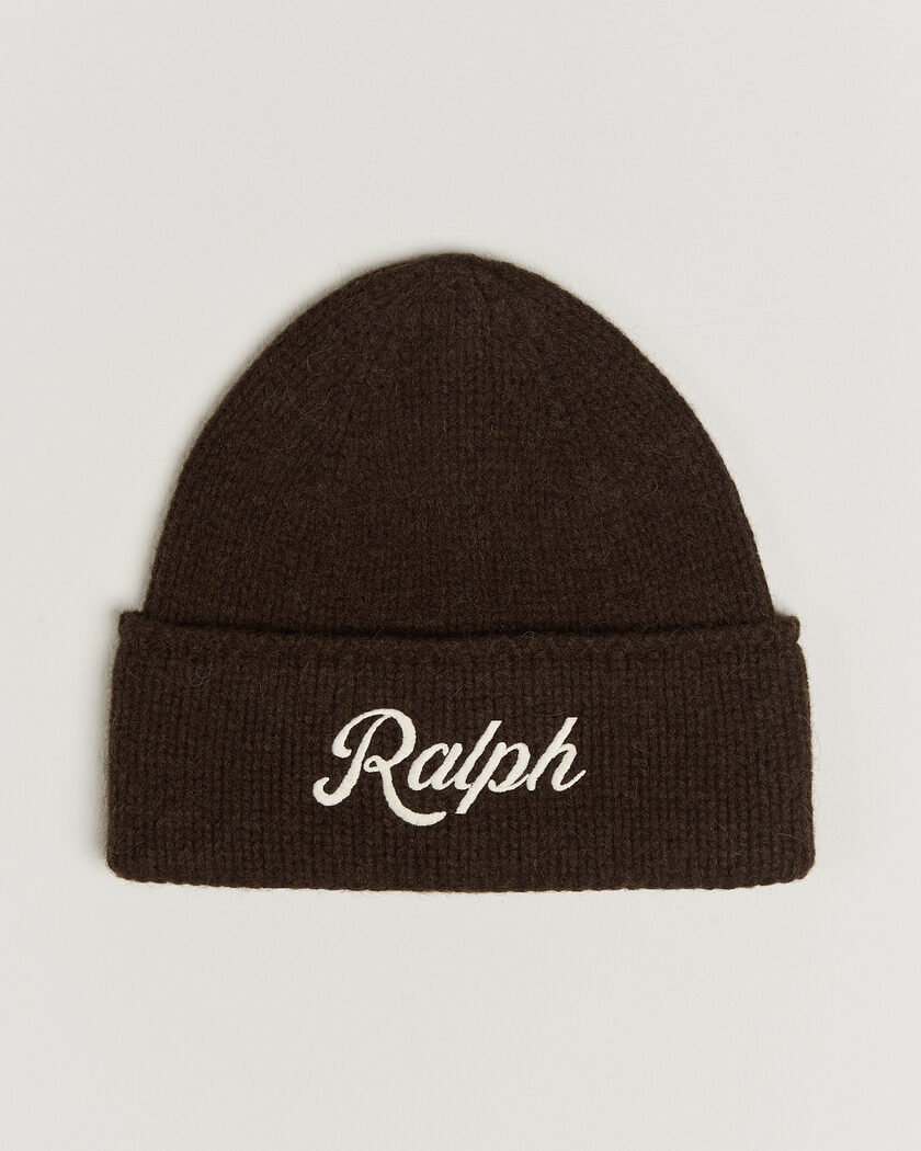 Polo Ralph Lauren Wool Blend Beanie Cooper Brown – Marrón