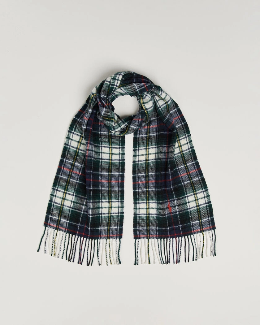 Polo Ralph Lauren Classic Wool Scarf Cream Multi – Multicolor