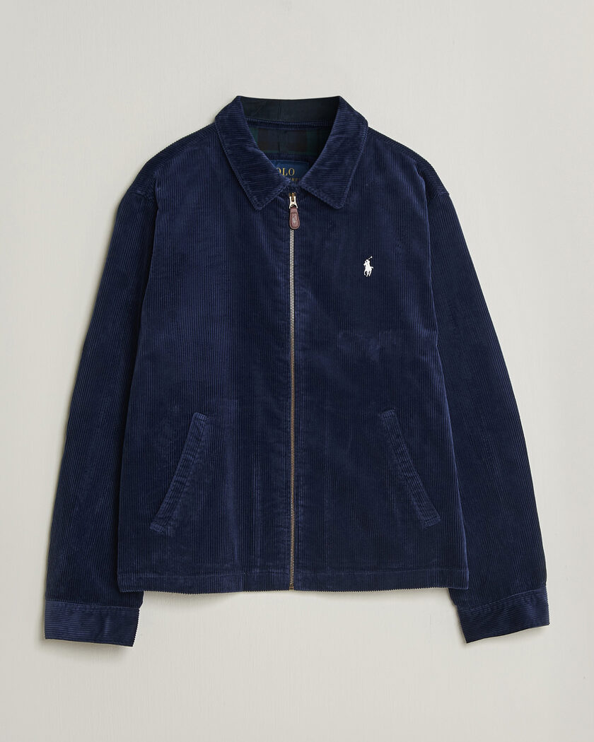 Polo Ralph Lauren Lined Corduroy Windbreaker Newport Navy – Azul