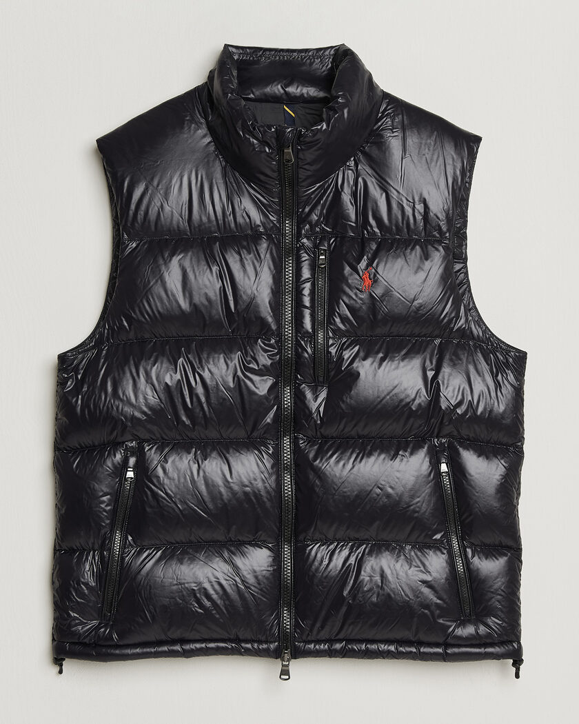 Polo Ralph Lauren Gorham Down Vest Polo Black Glossy – Negro