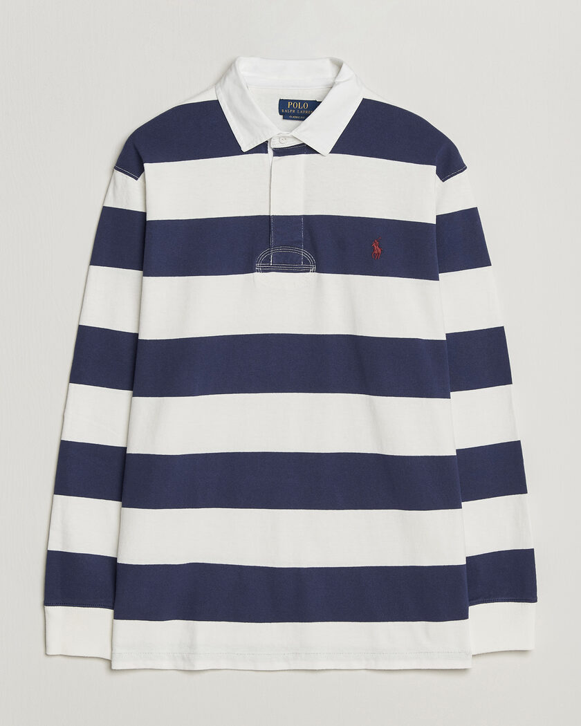 Polo Ralph Lauren Striped Jersey Rugger Cream/Navy – Multicolor