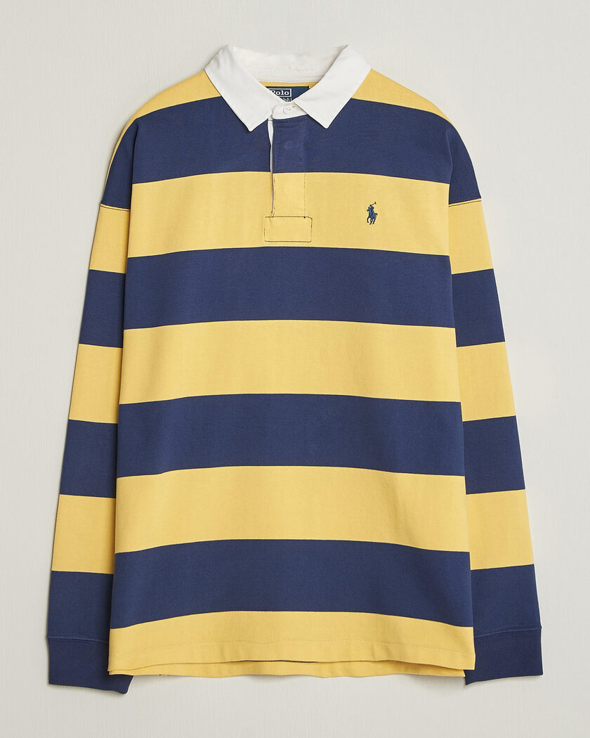 Polo Ralph Lauren Jersey Knitted Rugby Pullover Yellow/Cobolt – Multicolor