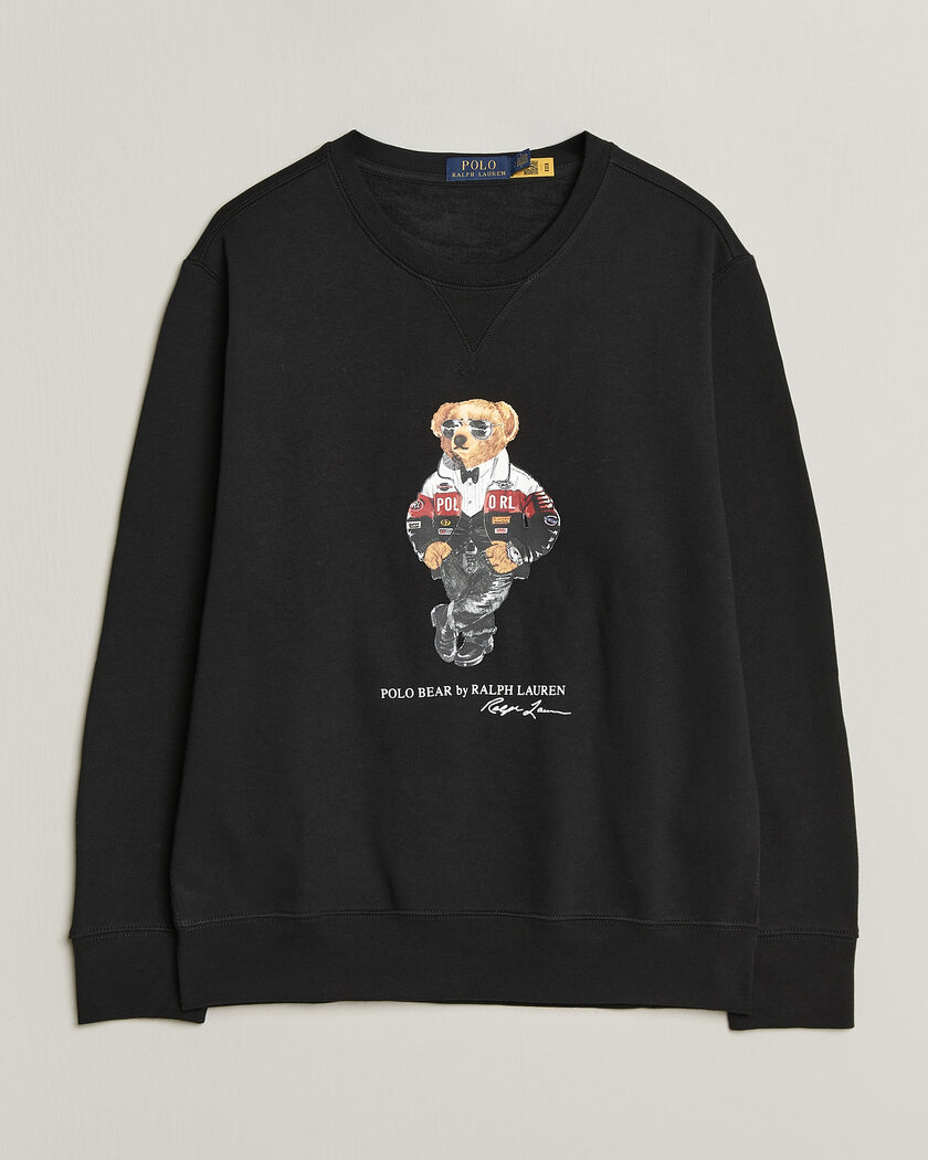 Polo Ralph Lauren Fleece Bear Sweatshirt Polo Black – Negro