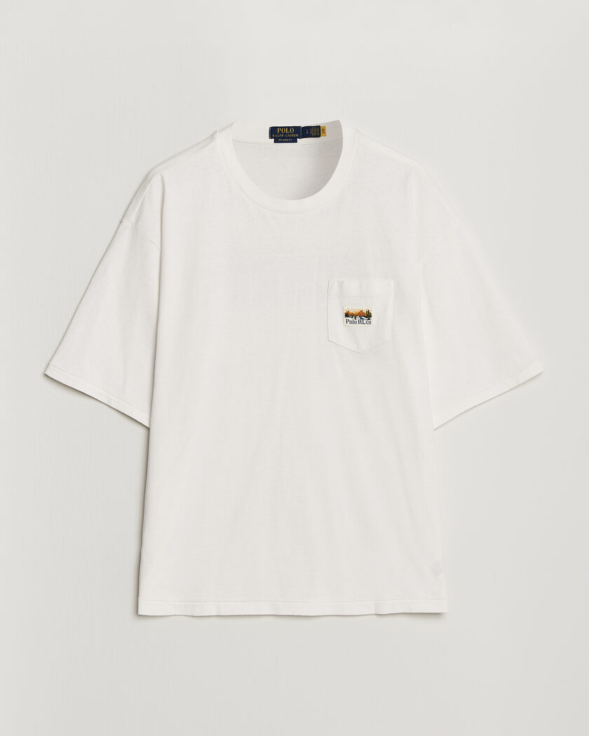 Polo Ralph Lauren Relaxed Fit Print T-Shirt Nevis – Blanco