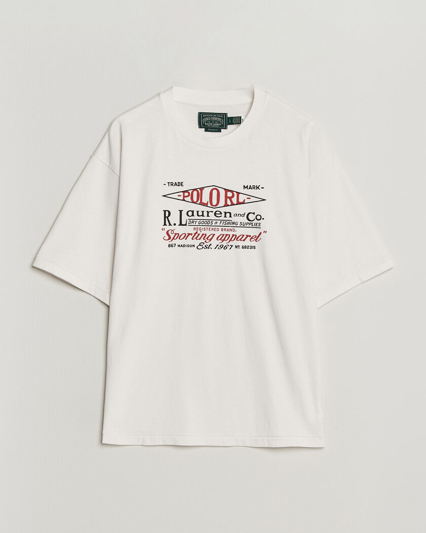 Polo Ralph Lauren Relaxed Fit Print T-Shirt Nevis – Blanco