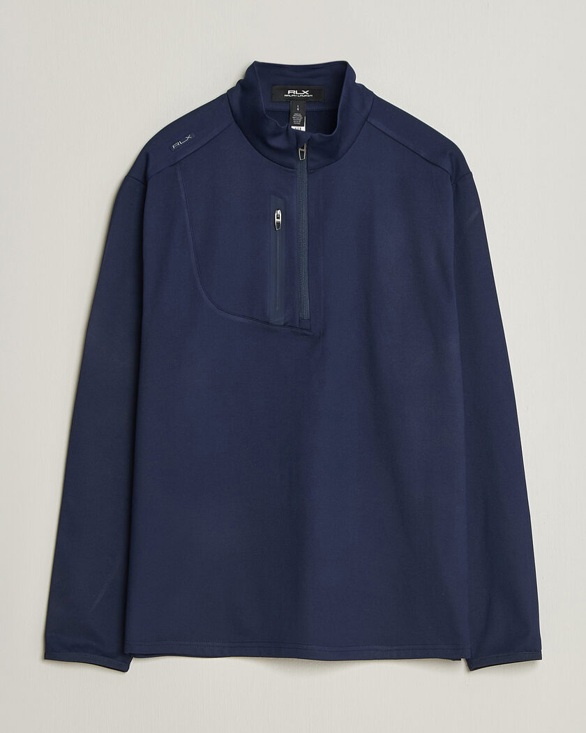 Polo Ralph Lauren Luxury Jersey Half Zip Refined Navy – Azul