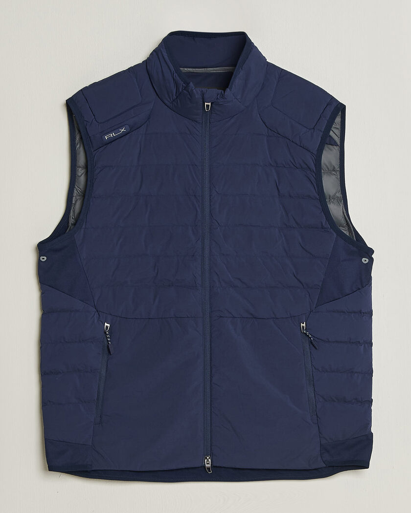 RLX Ralph Lauren Full Zip Golf Vest Refined Navy – Azul