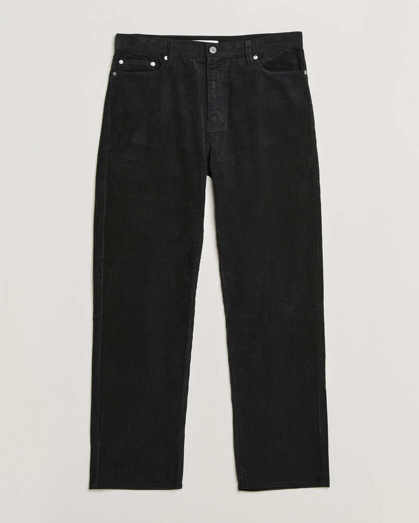 Samsøe Samsøe Eddie Corduroy Trousers Black – Negro