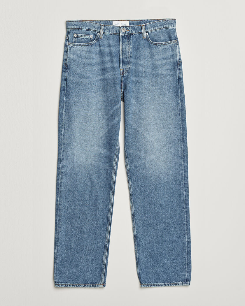 Samsøe Samsøe Eddie Regular Fit Jeans Retro Wash – Azul