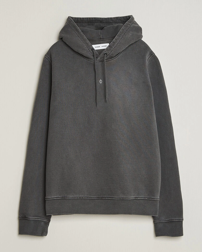 Samsøe Samsøe Ollie Washed Hoodie Black – Negro