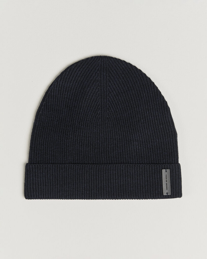 Tiger of Sweden Caldu Wool Beanie Black – Negro