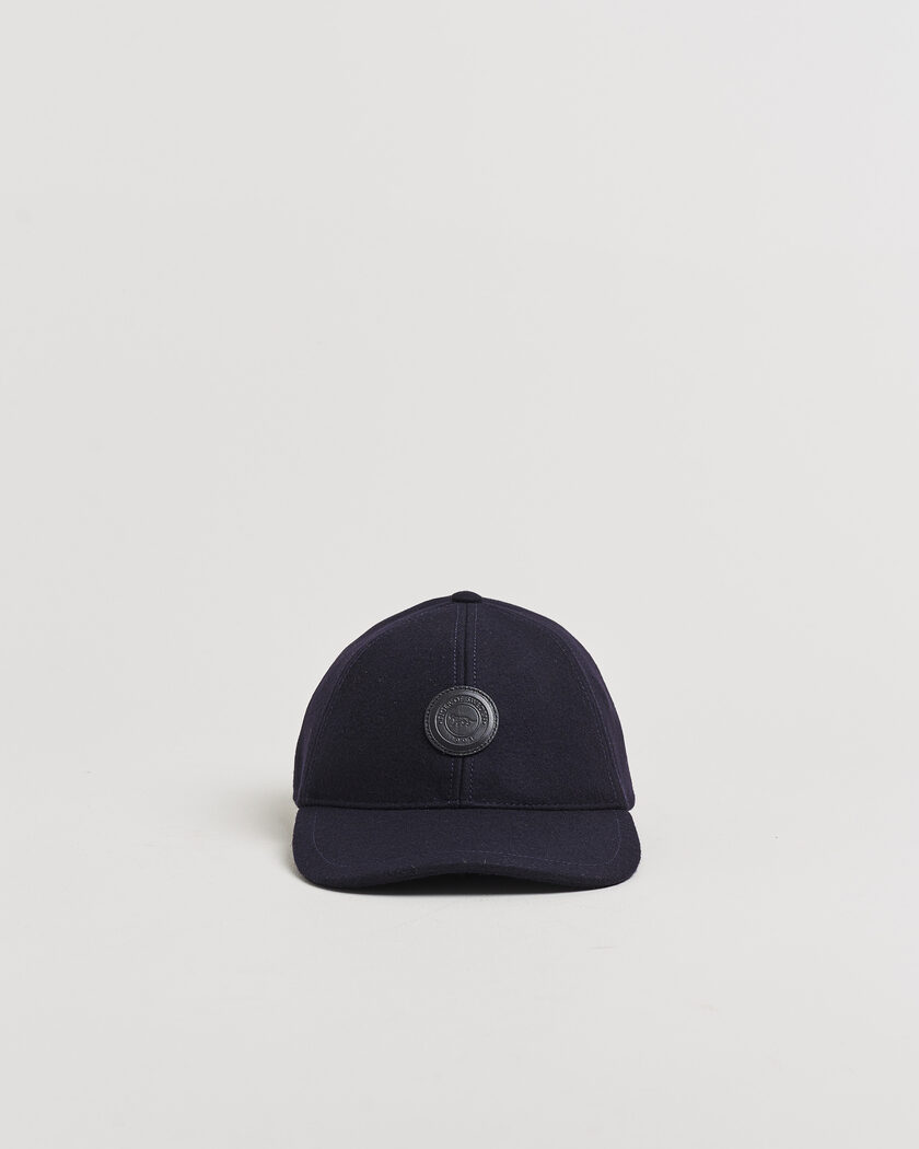 Tiger of Sweden Hent Wool/Cashmere Cap Light Ink – Azul