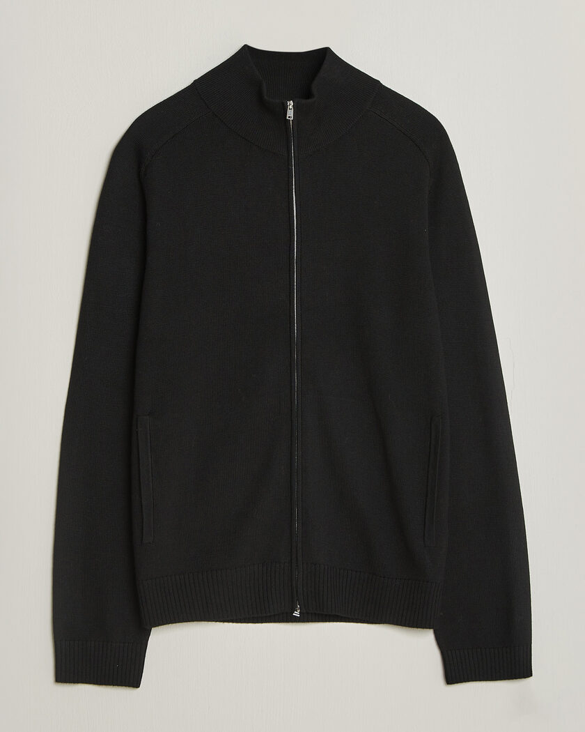 Tiger of Sweden Cassian Wool Full Zip Black – Negro