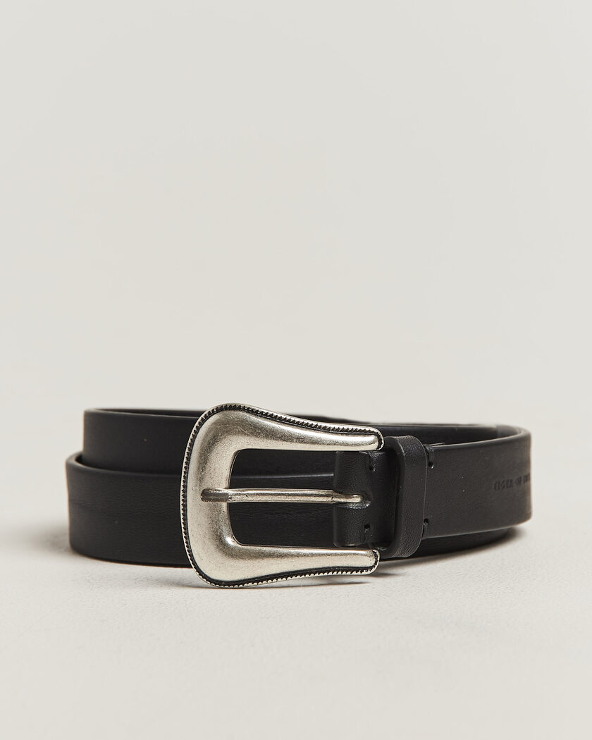 Crockett & Jones Belt 3,2 cm Black Calf en CareOfCarl.es