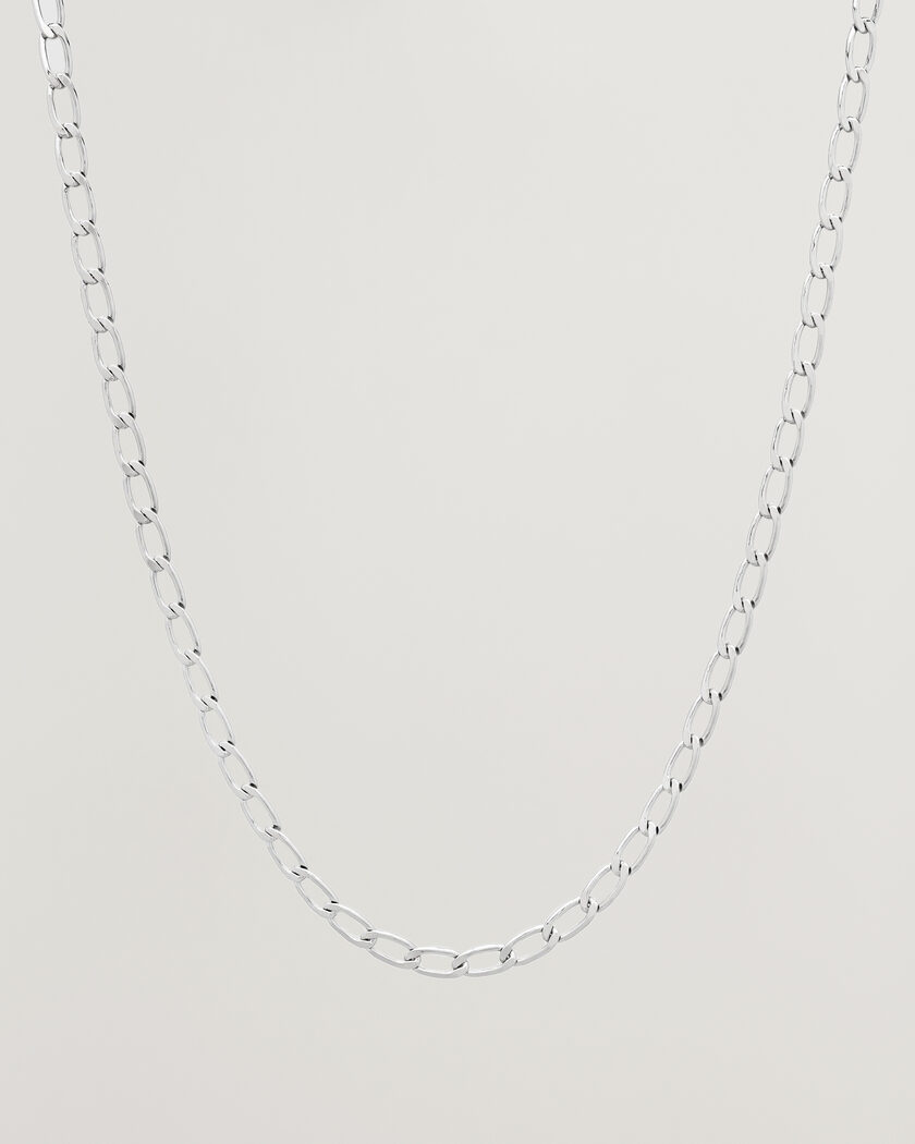Tom Wood Arlo Medium Chain Silver – Plata
