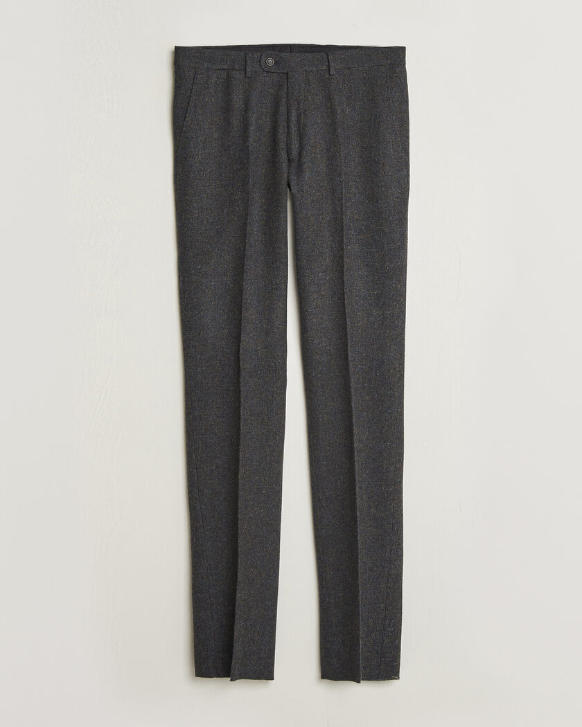Walker Slater Edward Shetland Wool Donegal Trousers Navy – Azul