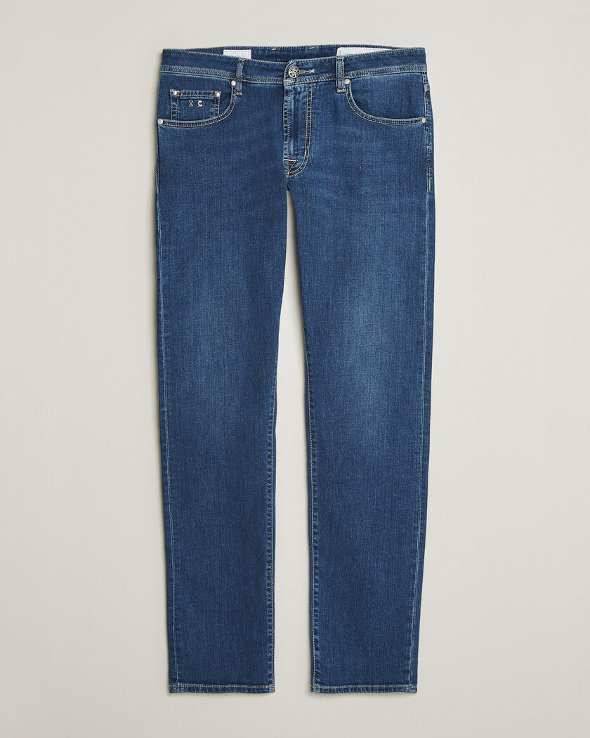 Tramarossa Michelangelo Stretch Jeans Mid Blue – Azul