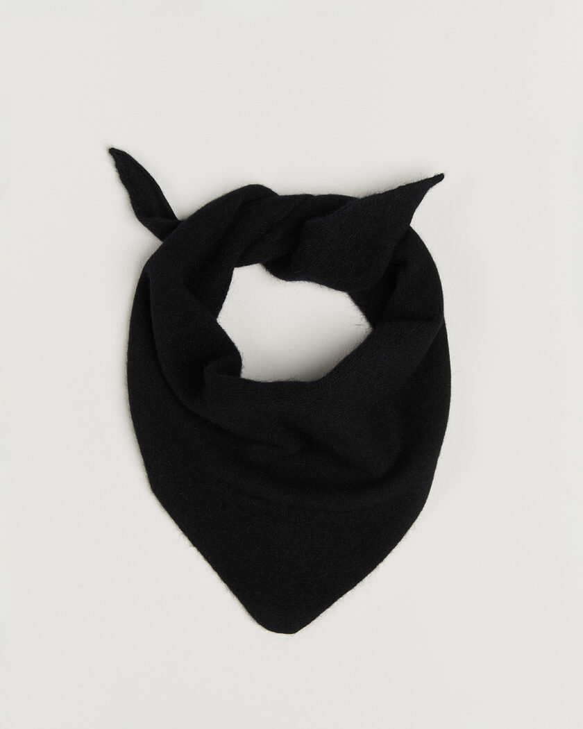 Le Bonnet Lambswool/Caregora Bandana Onyx – Negro
