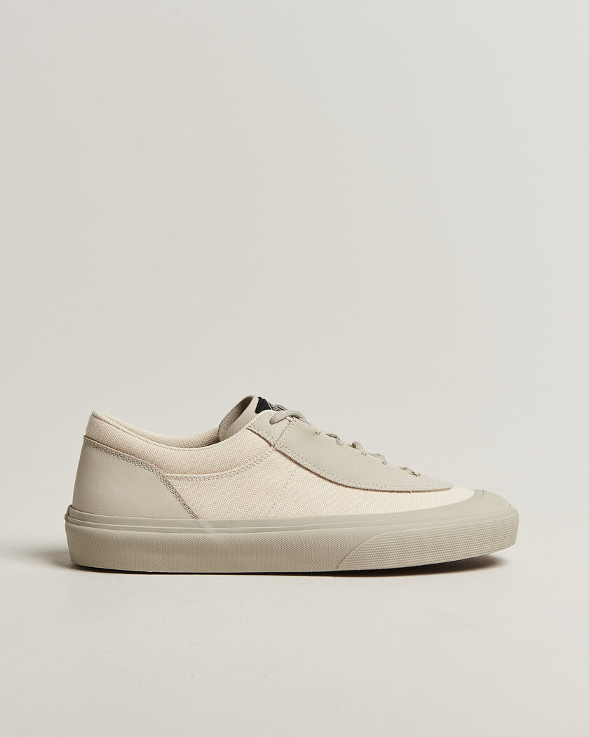 Stone Island Low Top Canvas Sneaker Ivory – Blanco
