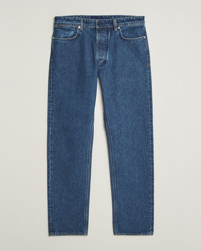 Stone Island Regular Straight Fit Indigo Jeans Blue Medium Wash – Azul