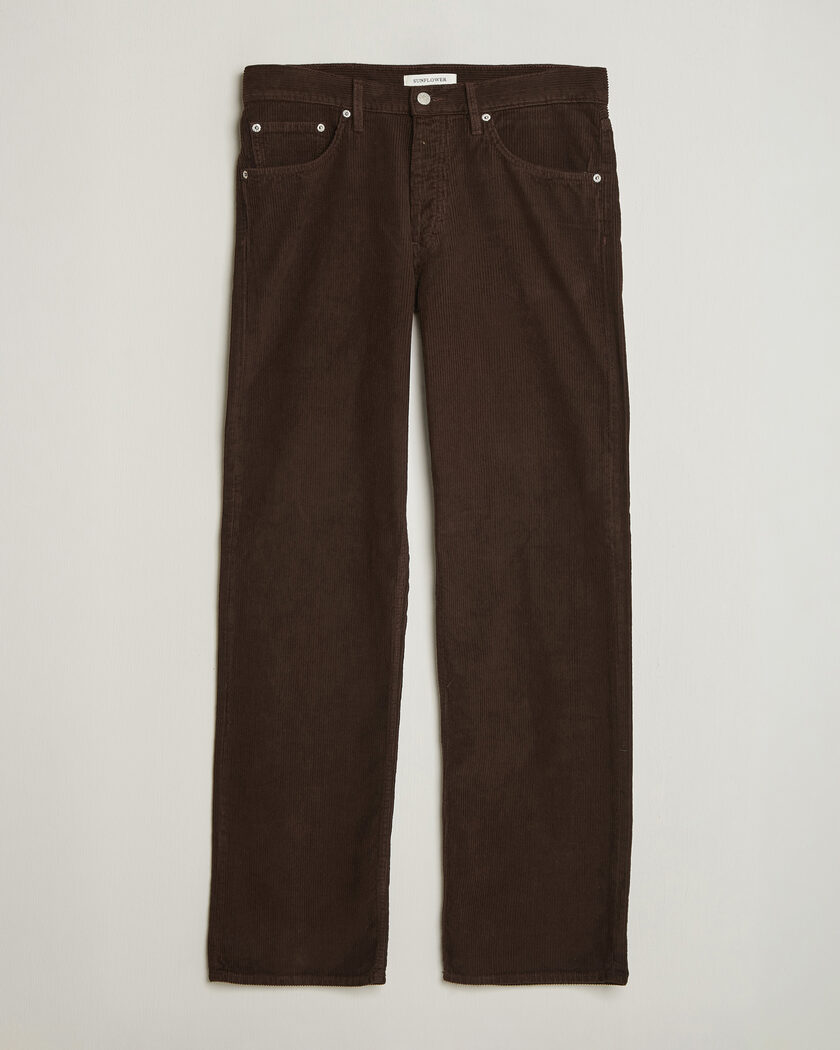  Sunflower Loose Corduroy Pants Brown – Marrón