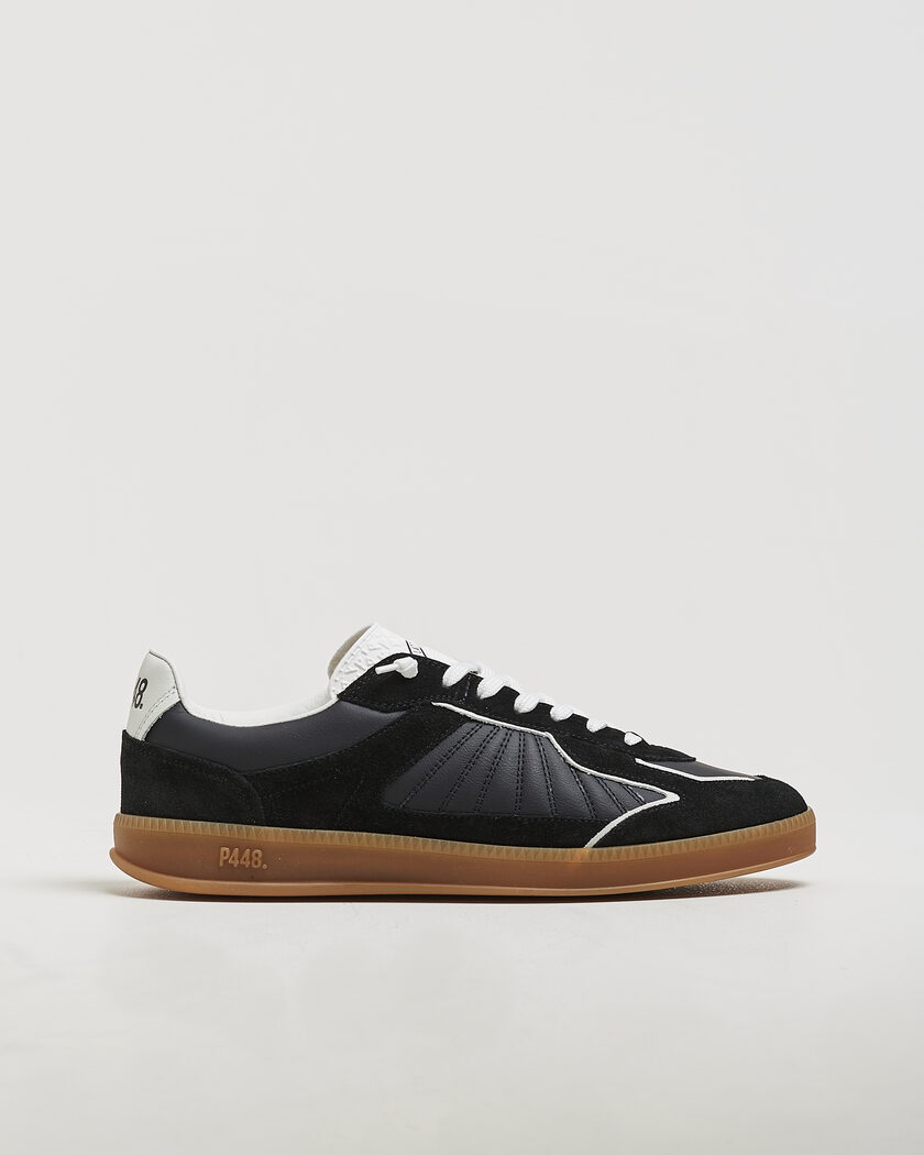 P448 Marte Leather/Suede Sneaker Black – Negro