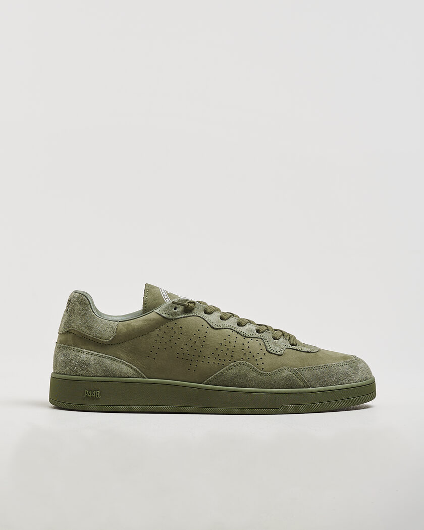 P448 Vert Leather Sneaker Army Green – Verde