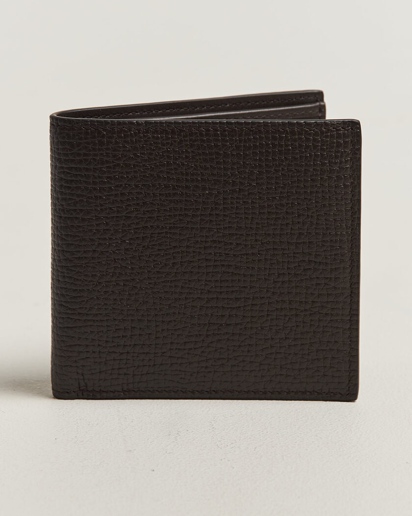 Smythson Ludlow 8 Card Wallet Dark Brown – Marrón