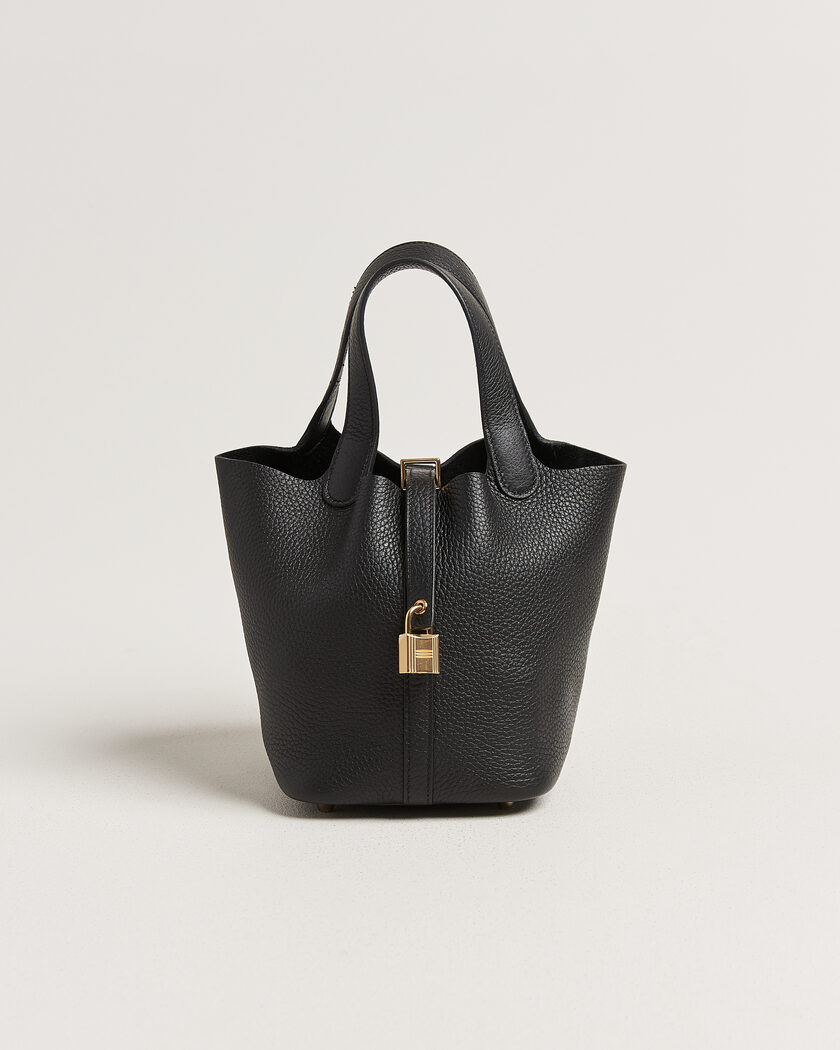 Hermès Pre-Owned Picotin Lock 18 Black – Negro