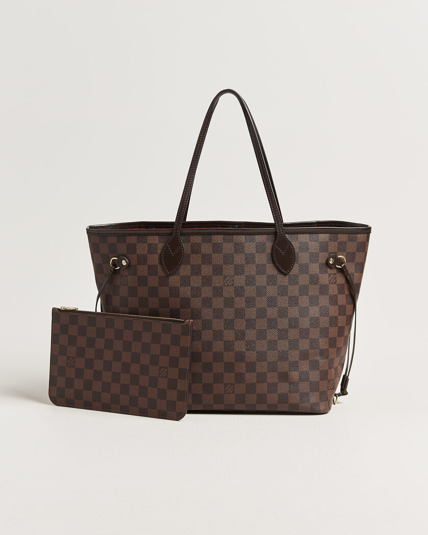 Louis Vuitton Pre-Owned Neverfull MM Damier Ebene – Marrón