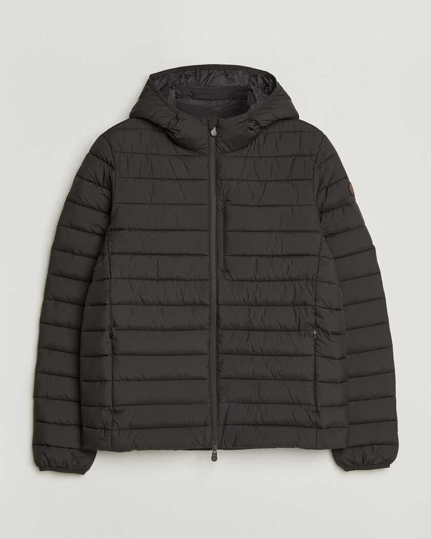 Save The Duck Juncus Matt Lightweight Hood Jacket Brown Black – Marrón