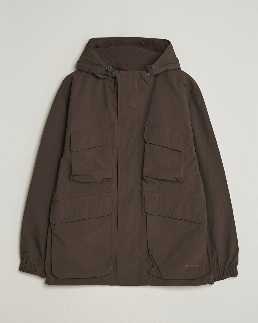 Snow Peak Nylon Double Rip Jacket Dark Brown – Marrón