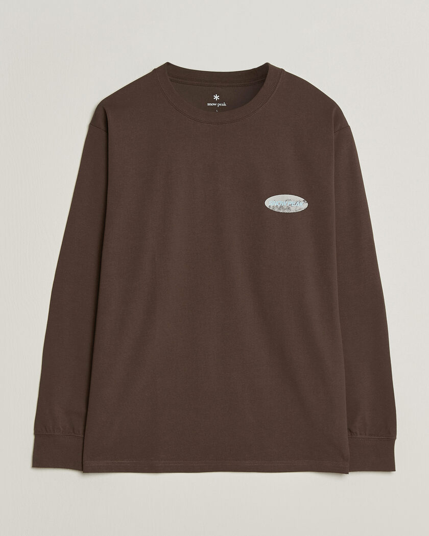 Snow Peak Campscape L/S T-Shirt Brown – Marrón