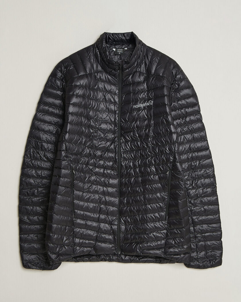Norrøna Trollveggen Down 800 Super Light Jacket Caviar Black – Negro