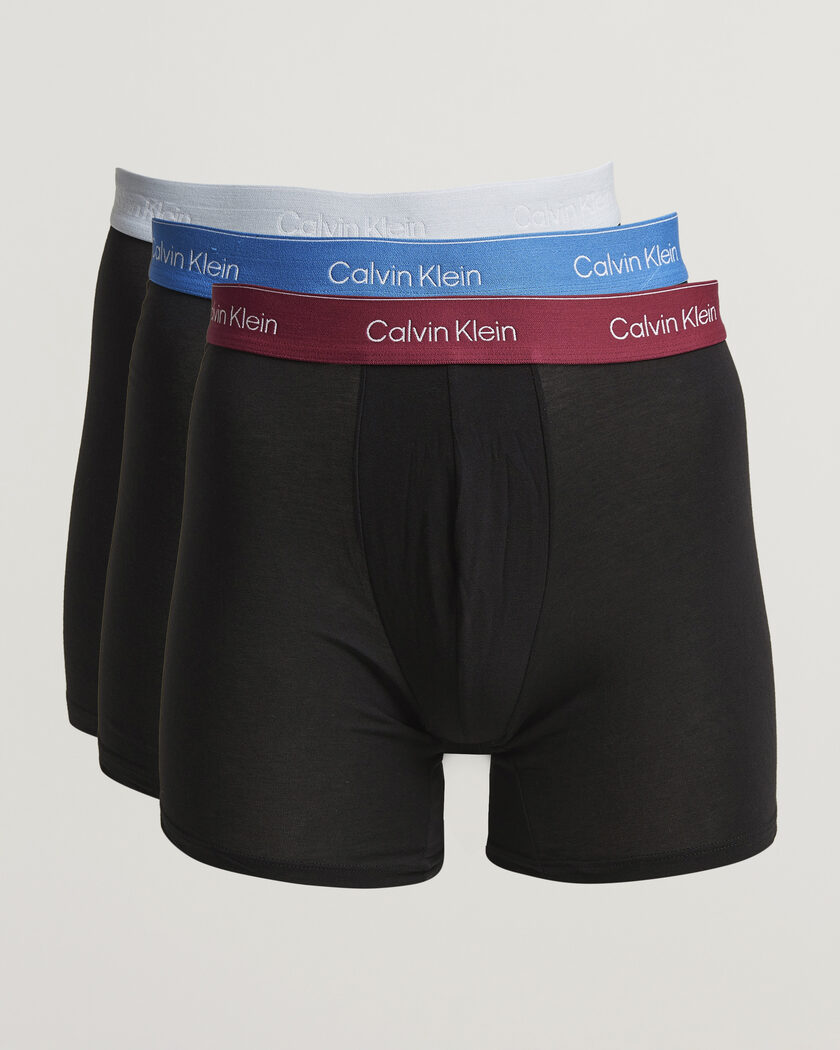 Calvin Klein 3-Pack Icon Cotton Stretch Boxer Brief Black – Negro