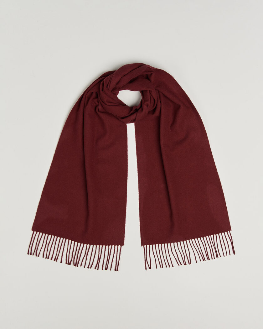 Gant Wool Scarf Deep Grape Wine – Rojo