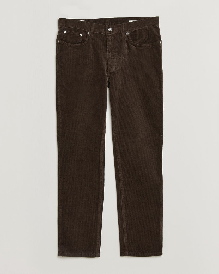 Gant Regular Fit Corduroy 5-Pocket Pants Black Brown – Marrón