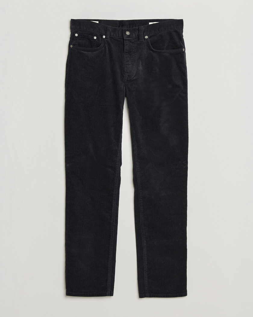 Gant Regular Fit Corduroy 5-Pocket Pants Black – Negro