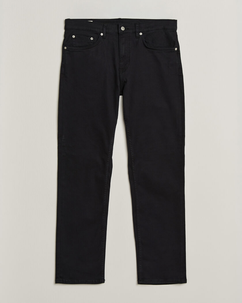 Gant Regular Fit Moleskin 5-Pocket Pants Black – Negro