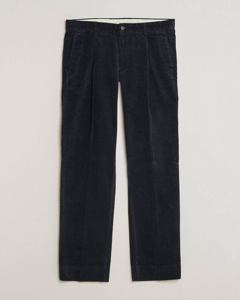Gant Corduroy Trousers Evening Blue – Azul