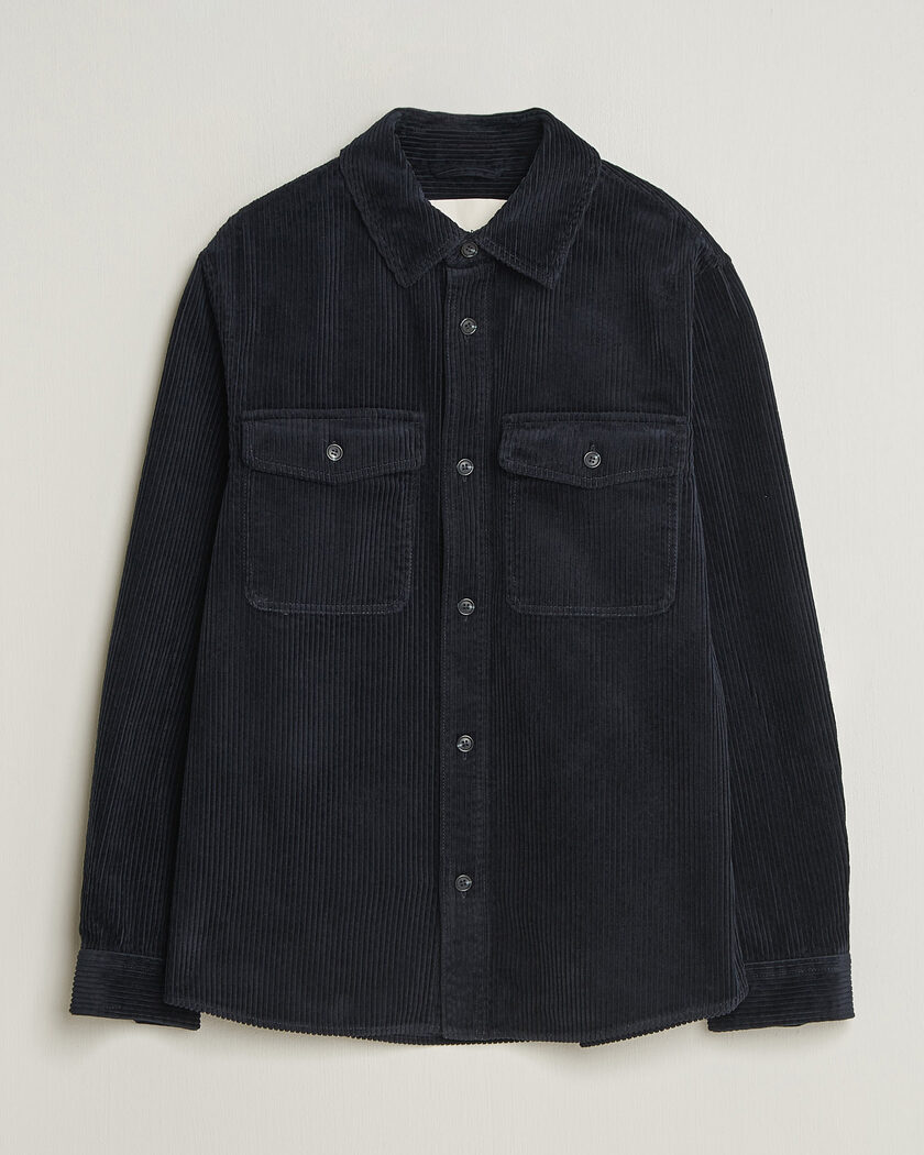 Gant Regular Fit Corduroy Overshirt Evening Blue – Azul
