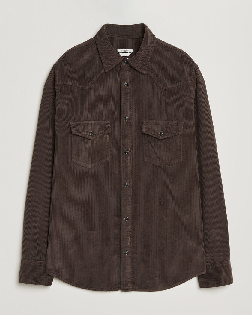 Jacob Cohën Cord Pocket Overshirt Brown – Marrón