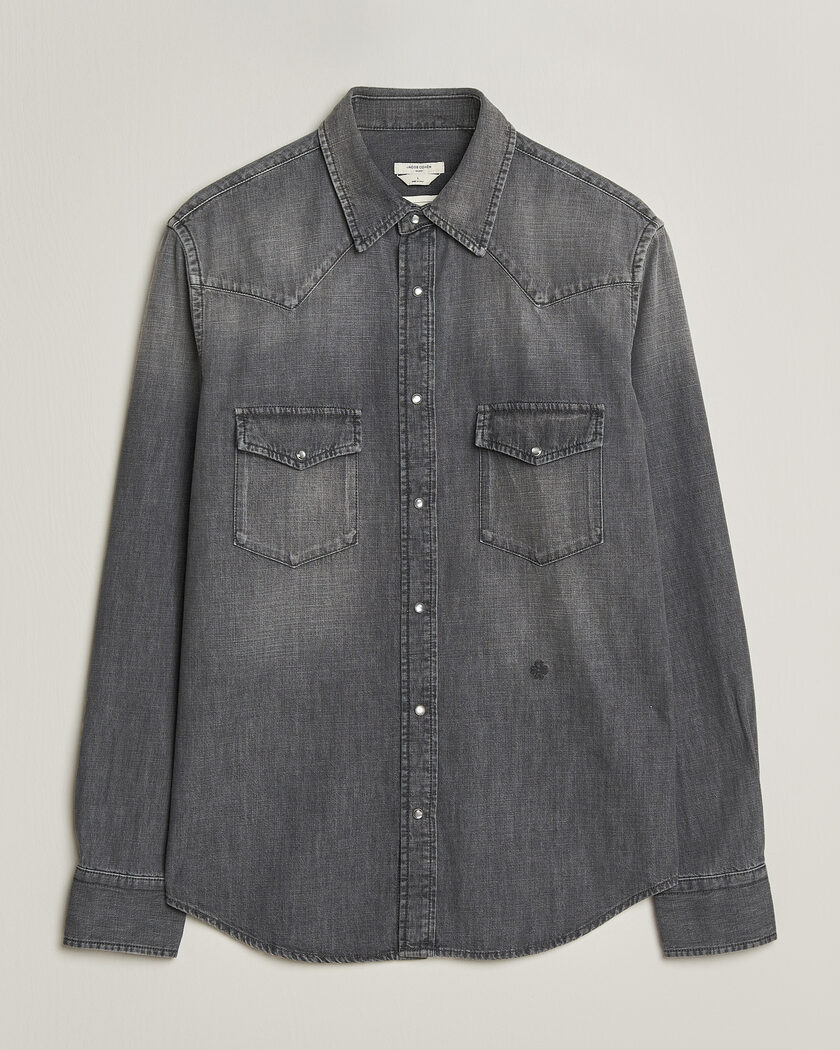 Jacob Cohën Denim Western Pocket Overshirt Grey – Gris
